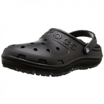 Crocs Hilo Lined Unisex Clogs, Anthrazit/schwarz, 37-38 EU