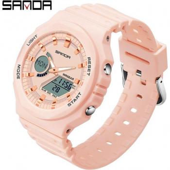 SANDA Men's LED Luminous Outdoor Watch