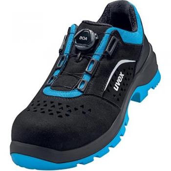 Uvex unisex S1P Sicherheitsschuhe 2 xenova BOA 95582 schwarz Größe 38 schwarz/blau