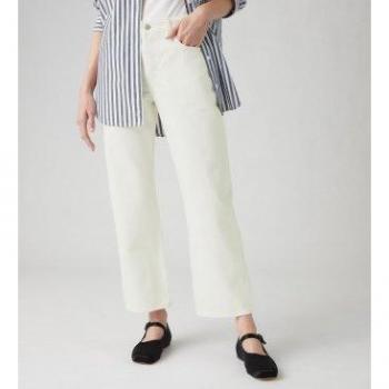 Jeans 501 Blanco Levi’s para Mujer – 90s, Algodón, 25/29