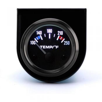 Caja Verde Medidor de Temperatura y Voltaje