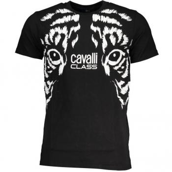 Cavalli Class Herren T-Shirt mit Logo-Print