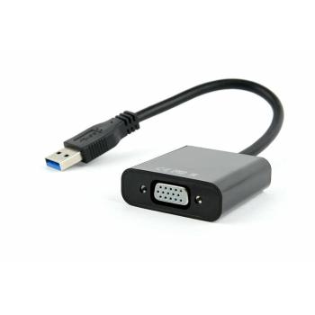 Grafische Adapter USB naar VGA Gembird – 1920 x 1080, Zwart (AB-U3M-VGAF-01)