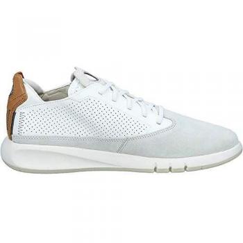 Geox U Aerantis A Scarpe da Ginnastica Uomo, Bianco (Papyrus/White), 40 EU