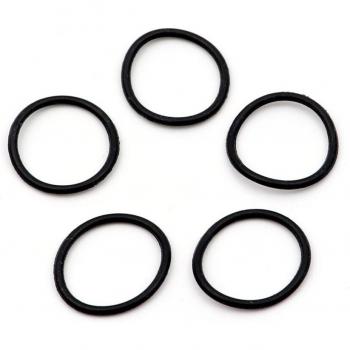 5PCS Multi-Size Black Silicone O-Rings for LED Flashlights