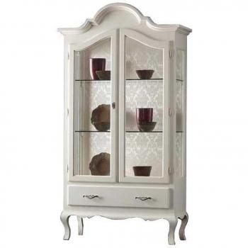 Vetrina Legno 2 Porte Stile Shabby