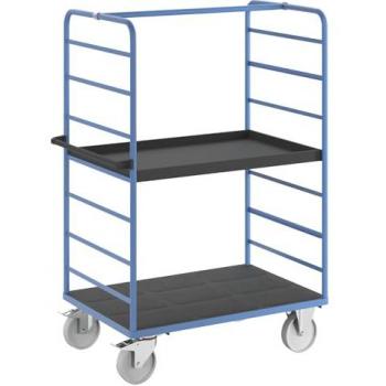 Eurokraft Pro Carrello a Ripiani 2 Pannelli Laterali