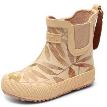 Gummistiefel für Kleinkinder beige Leaves Größe 27