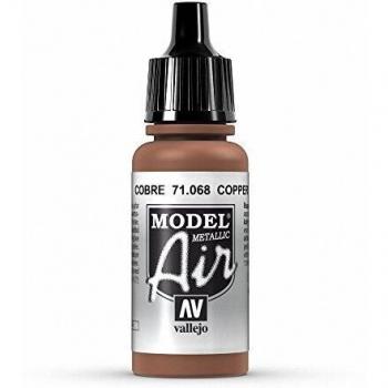 Vallejo Model Air Acrylfarbe, 17 ml Kupferfarben
