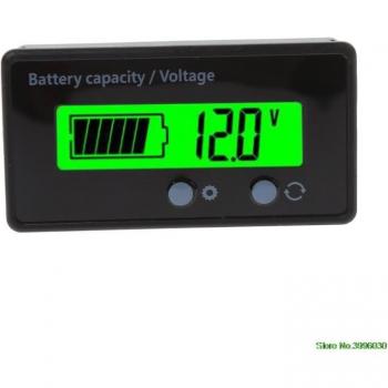 Pantalla LCD 8‑70 V: Detector de Estado de Batería