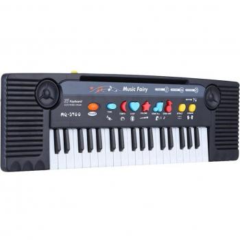37-Key Multifunctional Keyboard Piano Toy with Microphone for Kids