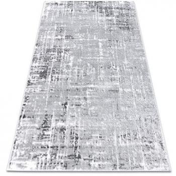 Two‑Tone Grey/White Mefe 8722 Vintage Carpet – 240×330 cm