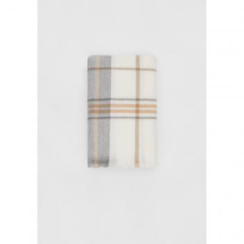 Stradivarius Basic Grey Check Scarf OS