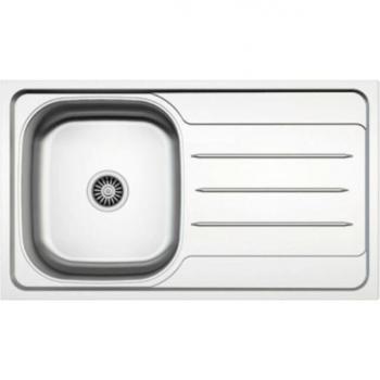 Einbauküchenspüle mit rechter Schüssel – MP861VDX, 86 × 50 cm, Edelstahl