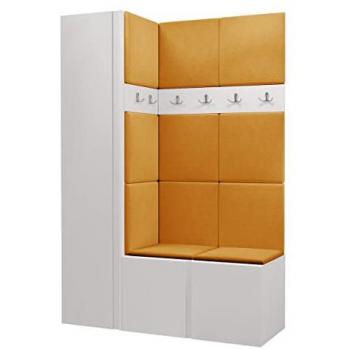 Set de Recibidor Hartford 471 en Blanco para Pared