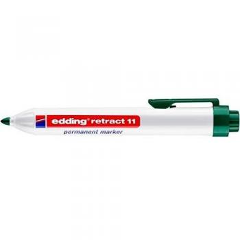 Edding 11 Retract, marqueur permanent, vert