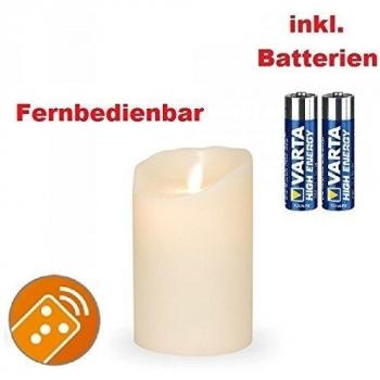 Sompex 35130 Flamante LED – Vela de Cera con Pilas Pack