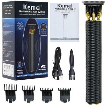 Kemei 1971 Profi T‑Outliner Skelett-Haartrimmer (kabellose Maschine)