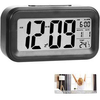 Sveglia Digitale LCD con Alimentazione a Batteria