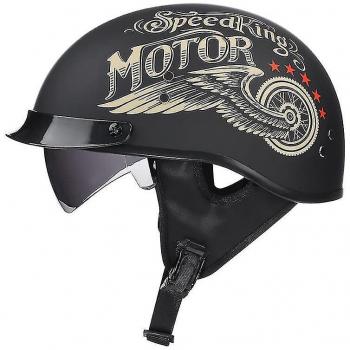 Moteur Style Harley Casque Semi‑Ouvert