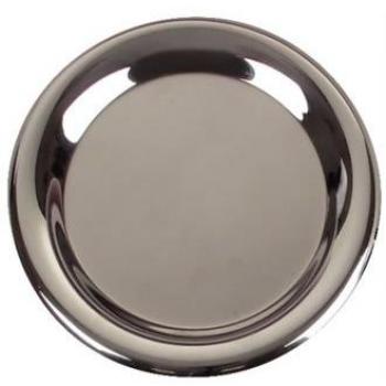 Beaumont Round Tip Tray in Stainless Steel
