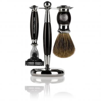 Gentlemen's Tonic Mayfair Ebony Luxury Shave Set