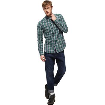 Superdry Oxford Universitätshemd Herren, XL, grün