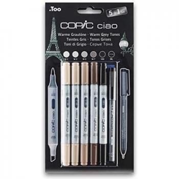 Copic, Marker, Warme Grautöne (3 mm)