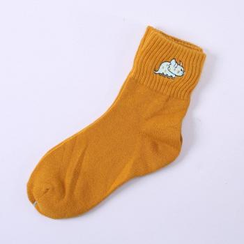 Cute Cartoon Dinosaur Women's Cotton Socks