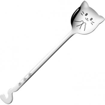 Cat Cola Long Handle Tea Spoon