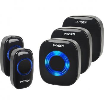 PHYSEN CW Plug‑in Receiver Doorbell – Battery Free