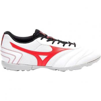 Botas de fútbol Mizuno MRL Sala Club Turf Blanco, características: diseño para sala, suela turf, color blanco, talla 40.5