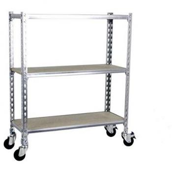 Étager mobile Simonrack Série X, finition métallique