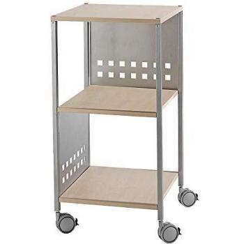 Rocada Mehrzwecktrolley 45x45x86cm Buche/Silber