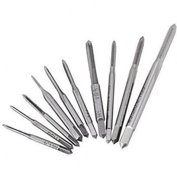 Metrisches Rohrgewindebohrer‑Set – 10‑Stück HSS (M1–M3,5)