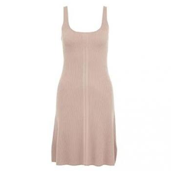 Guess Women's Short Dress, Stripes, Beige, M