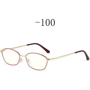 Imwete Metalen Bril Frames Rood