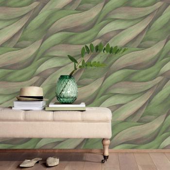 Papel Vinilo Jardín Maíz Verde Lavable