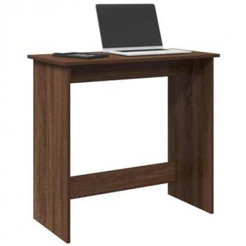VidaXL Brown Oak Desk 80x40x75 cm Engineered Wood