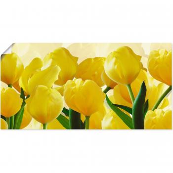 Artland Wandbild »Tulpenpracht Gelb«, Blumen, (1 St.), als Leinwandbild, Poster in verschied. Größen