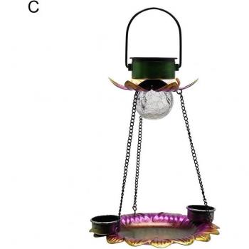 Hanging Solar LED Bird Feeder