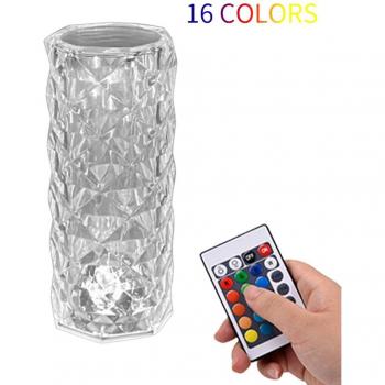 Romantic Touch Control Crystal Table Lamp