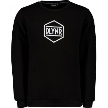 T-shirt à col rond pour homme, logo en noir