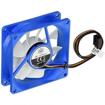 SilverStone Fw81 Ventilador de CPU 80mm en Blanco y Azul