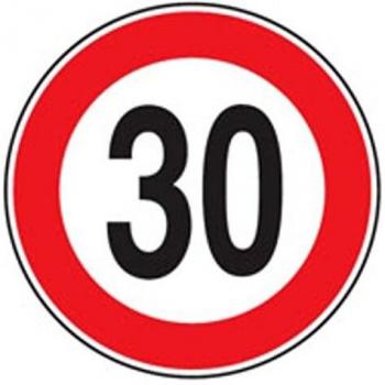 Panneau km 50 limite vitesse – Conformité D&B