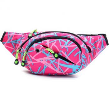 Multicolor Anti-theft Waist Pack for Women