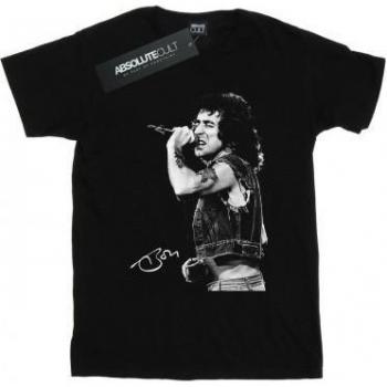 T-shirt uomo con immagine autografata di Bon Scott
