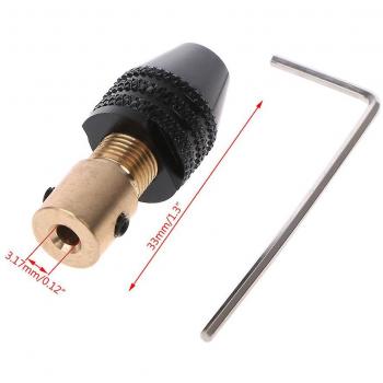 Mini-Point d’Perforation Universelle 0,3–3,5 mm – Ensemble Fixtu avec Mini Chuck et Collet