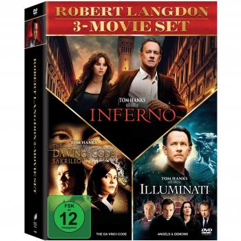 Robert Langdon Set. 3 DVDs.