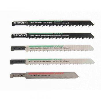 Tivoly Kit de fixation 5 lames scie sauteuse Peugeot